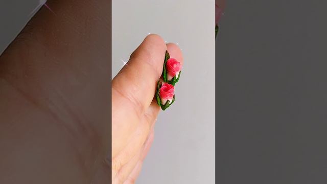 Серьги маленькие розы. Украшения для девушек. смотреть онлайн