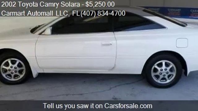 2002 Toyota Camry Solara SE 2dr Coupe for sale in WINTER PAR смотреть онлайн