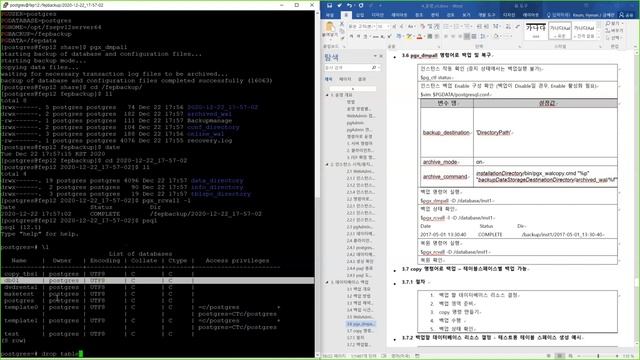 4. FEP 운영 3 - 백업 및 복구 (Fujitsu enterprise postgres) смотреть онлайн