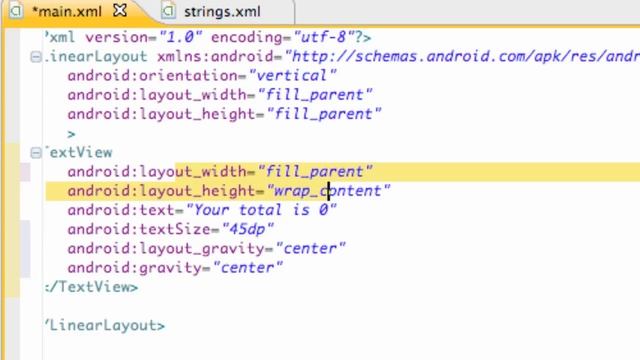 Android Application Development Tutorial - 7 - Creating A Button in XML and Adding an ID смотреть онлайн