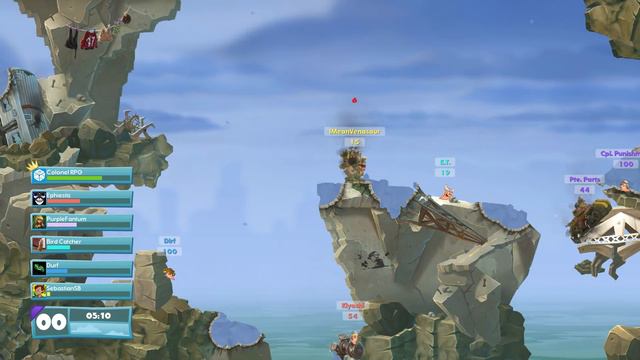 Let's Play Worms W.M.D Part 1 - The Skillshot Weapon смотреть онлайн