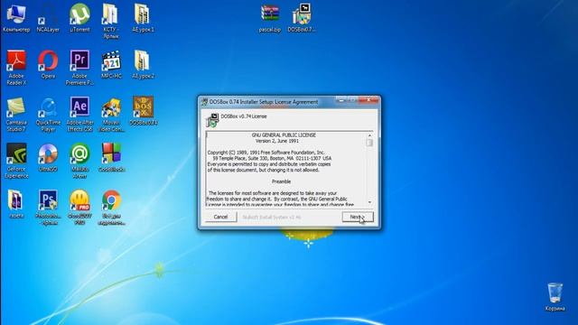 Установка Turbo Pascal на ОС Win7 64-bit. Основы программирования. Паскаль. Урок №1. смотреть онлайн