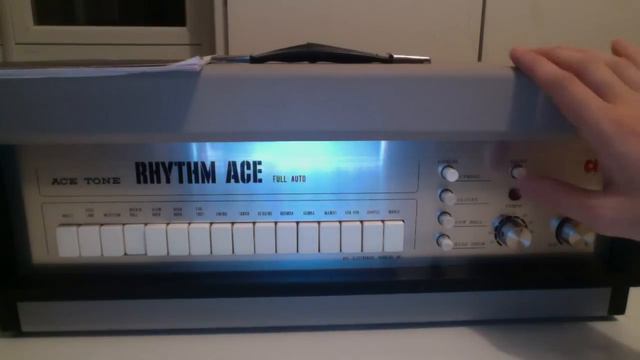 Ace Tone Rhythm Ace FR-1 VINTAGE drum machine demo video смотреть онлайн