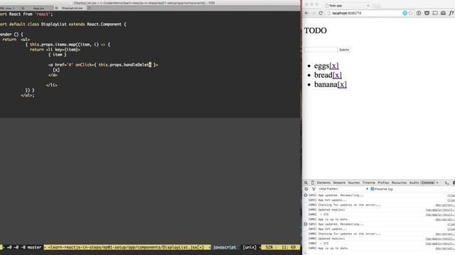 Delete TODO | Learn ReactJS in steps Episode 6 смотреть онлайн