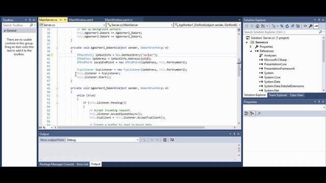 How to program a local server using WPF C# смотреть онлайн
