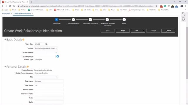 26. How to create a Work Relationship in Oracle HCM Cloud смотреть онлайн