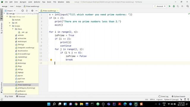 How to print a list of Prime numbers in python English смотреть онлайн