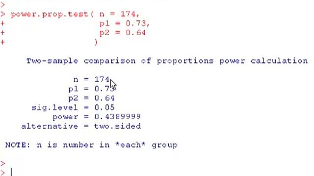 Power and Sample Size on a Two Sample Test on Proportions смотреть онлайн