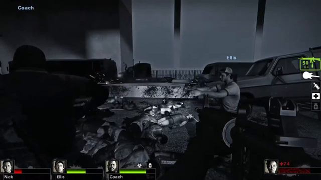 Left 4 Dead 2 w/ Roulette! : Pt5. Crash During An Alarm Event? No Problem!! (L4D2 Daybreak Campaign смотреть онлайн