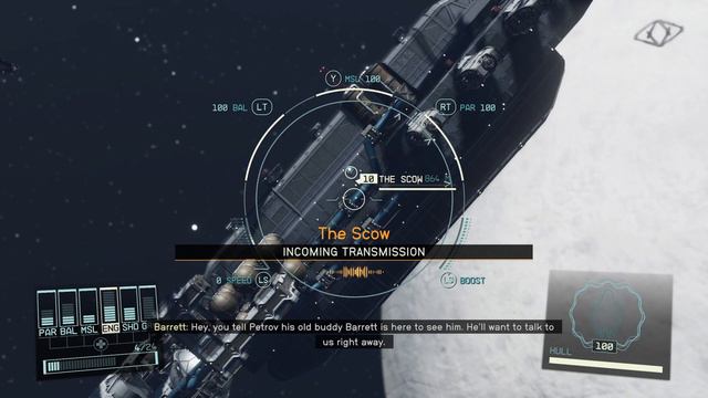Barrett and Petrov's ship, The Scow | Starfield смотреть онлайн