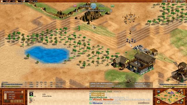 TheViper vs F1Re - AoC Champions League - Game 2 смотреть онлайн