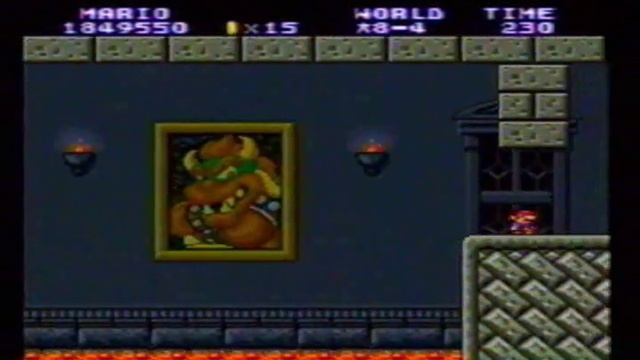 Super Mario Bros. "All-Stars" version (Final Boss) -Sup.NES- смотреть онлайн