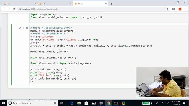 Machine Learning | Classification on Titanic dataset | Random Forest | Logistic Regression | Part смотреть онлайн