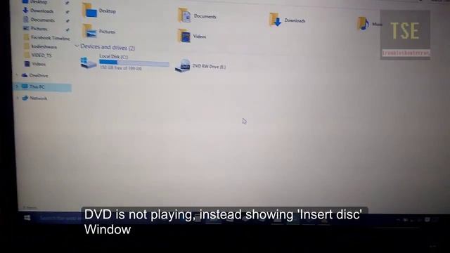 DVD Drive ejects automatically showing 'Insert disc' Window: Please insert a disc into drive E: смотреть онлайн