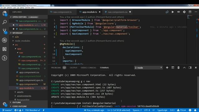 Learn Angular 7:- Part 3) Generate Angular Component from CLI and add custom component смотреть онлайн
