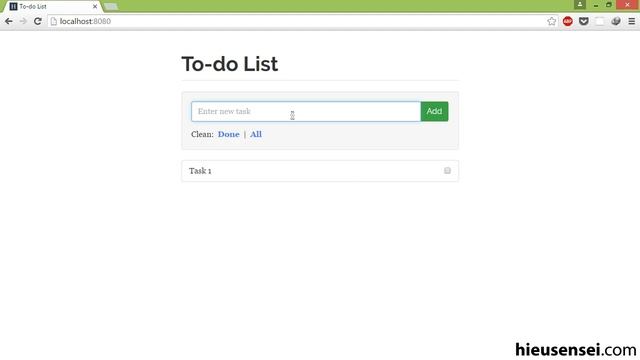 To-do List with AngularJS and Local Storage смотреть онлайн