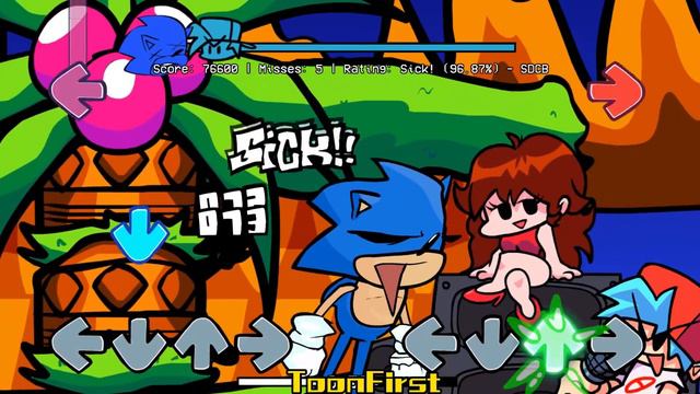 Friday Night Funkin' - V.S. Sonk FULL WEEK (FNF Mod/Hard/SpeedRun) смотреть онлайн