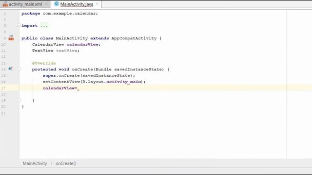 Calendar View in Android Studio | Android Tutorial for beginner | How to смотреть онлайн