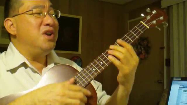 Bueno Chen "Fly Me to the Moon" ukulele baritone (cover) Louis Armstrong смотреть онлайн