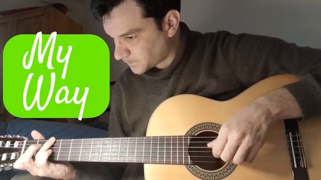 My Way - Frank Sinatra - Fingerstyle Guitar Cover смотреть онлайн