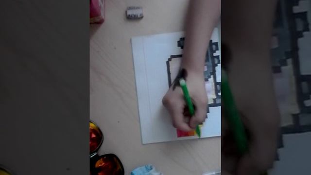 Как нарисовать нян Кэт по клеточкам часть 3. Ч.О смотреть онлайн