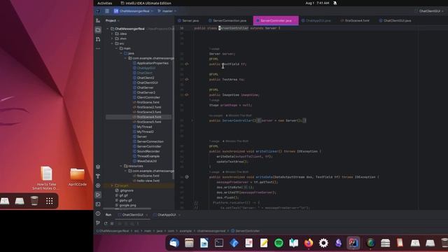 JavaFX Chat Messenger App Code Explained | Java programming смотреть онлайн