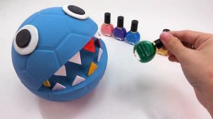 ДЛЯ МАЛЫШЕЙ !  Как сделать Пакмана из кинетического песка ASMR Bon Bon