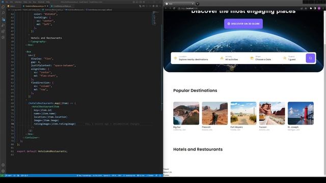 Create a Travel Website Using React and Material UI 5 смотреть онлайн
