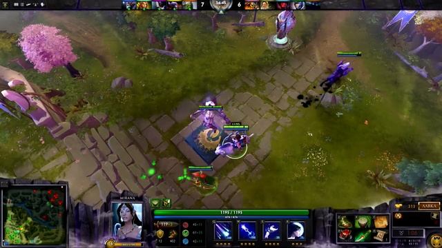 Аркана на Tiny. DotA 2. смотреть онлайн