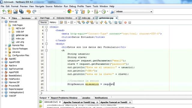 Sesiones y Redireciones ademas iconos con bootstrap con JSP смотреть онлайн