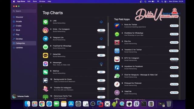 Baru ! Cara download aplikasi di Macbook, Mac OS ( App Store ) смотреть онлайн