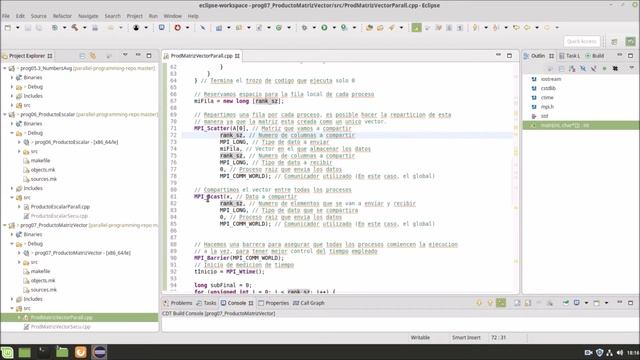 Programación Paralela Tutorial 05.04-MPI Producto Matriz Vector смотреть онлайн