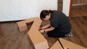 Объёмная цифра 7 своими руками.  Мастер-класс.