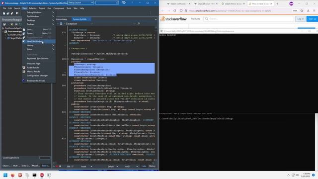 Embarcadero Delphi tutorial - July 2022 - 6e0accc9 смотреть онлайн
