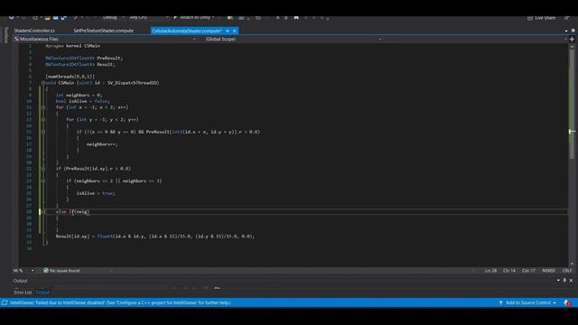 Unity Compute Shader: Cellular Automata "Game of Life" смотреть онлайн