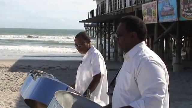 Steel Drum Band playing What a Wonderful World | Beach Wedding Music смотреть онлайн