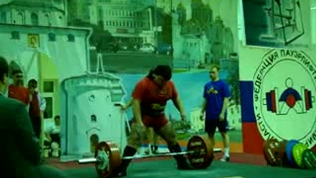 Чемпионат России 2009, г.Владимир, ЗМС Луговая Ирина, тяга становая 235 смотреть онлайн