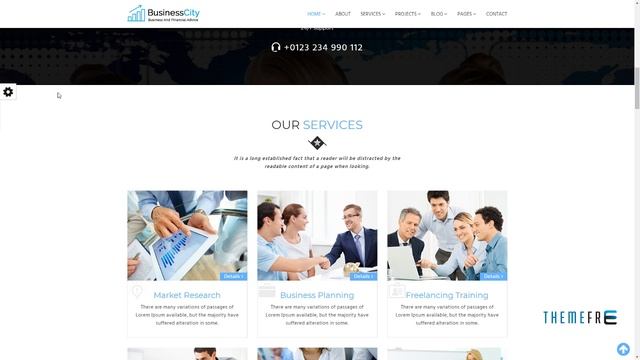 Business City - Business Consulting and Professional Services HTML5 T смотреть онлайн