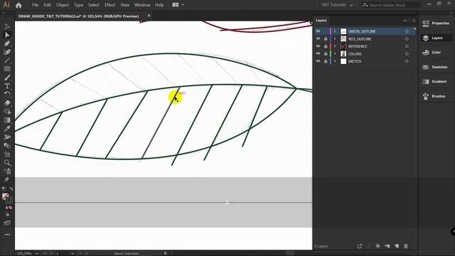 How to use DRAW INSIDE Mode | Illustrator Tutorial (how to Draw a Rose) смотреть онлайн
