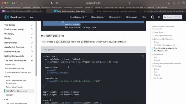 How to create a webview in react native's new architecture using fabric without 3rd party lib смотреть онлайн