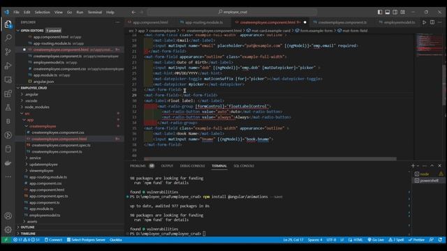 Employee Management System| CRUD Application| Material UI |JSON-SERVER| Beginner- Advanced #angular смотреть онлайн