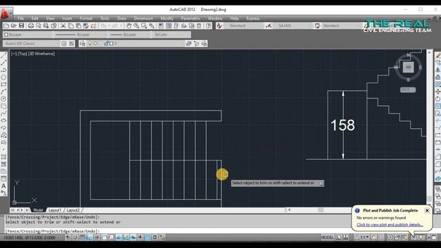 STAIR വരയ്ക്കാൻ പഠിക്കാം|PART 6|Er.SAJAN JOSE| ONLINE AUTOCAD MALAYALAM CLASSES смотреть онлайн