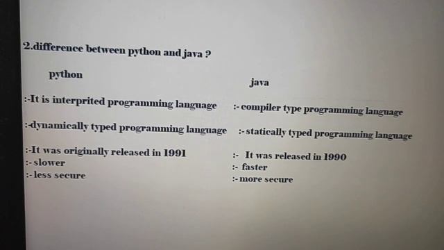 difference between python and Java | Java and python me difference kya he смотреть онлайн