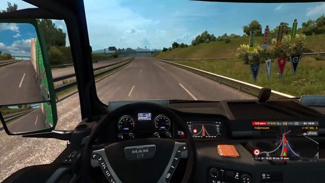 ETS 2 Обкатка MP MAN TGX XXL #2 смотреть онлайн