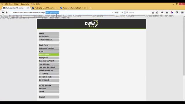 dvwa lfi rfi low medium high смотреть онлайн