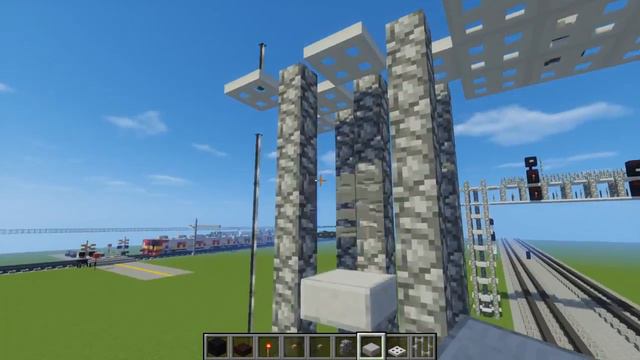 Minecraft Railroad Signal Bridge Tutorial смотреть онлайн