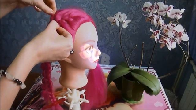 Вечерняя прическа на основе французских кос Прическа из кос смотреть онлайн