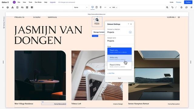 How to use datasets to display content | Editor X смотреть онлайн