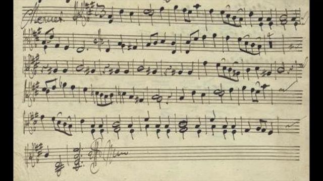 Anon Trio In D, Menuet