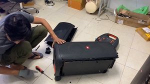 Jbl partybox310 subwoofer problem replace party box300 #partybox310 disassembly